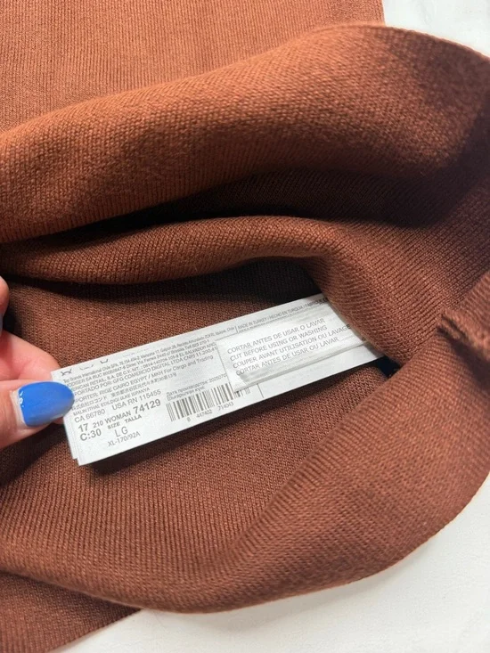 MANGO SHORT-SLEEVED FINE-KNIT SWEATER NWT size L - Picture 6 of 8